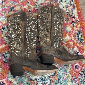 Frye Deborah Studded Tall Boot